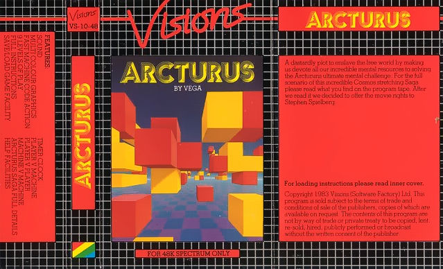 Arcturus box art for ZX Spectrum